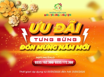 Tưng bừng ưu đãi tuyển sinh - đón chào năm mới